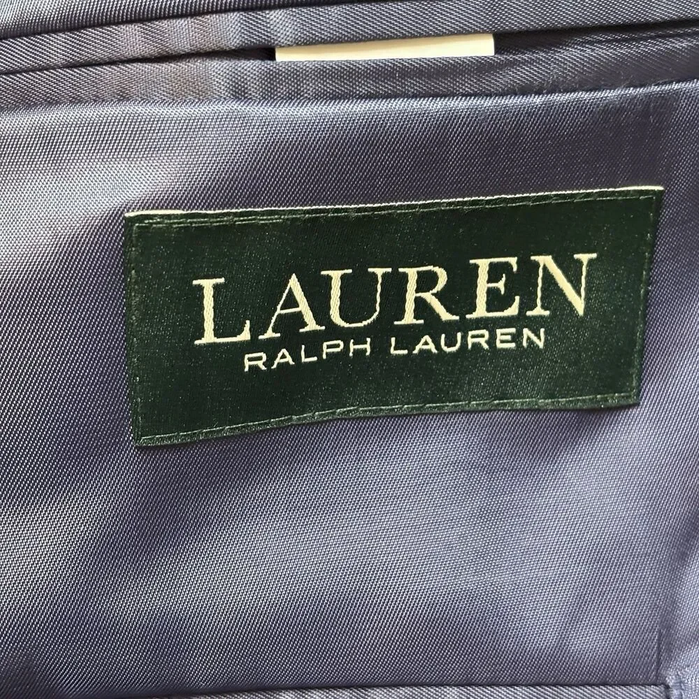 Lauren Ralph Lauren Boys Blue Blazer Sport Coat Sz 12R Preppy Classic Formal